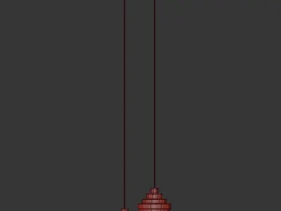 Honey Pendant 3D model