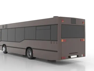 Mercedes-Benz O405NK Low Low-poly 3D model