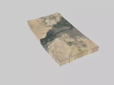 Giza City Low-poly 3D model