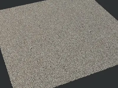 Gravel pebbles 3D model