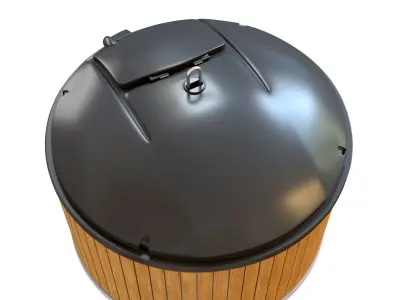 Molok animated recycling garbage container transformer 3D model