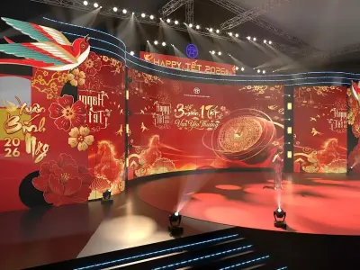 New year Stage Texture