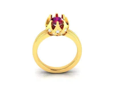 Women Ring  Render 3dm STL OBJ FBX Details 3D print model 184
