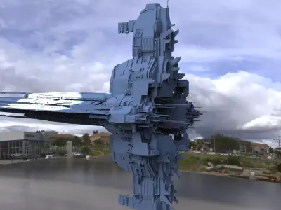 Spaceship Pincer 2  3D model