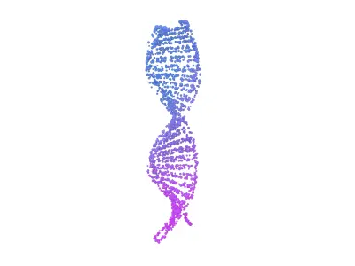 DNA Molecule v4 014 3D model