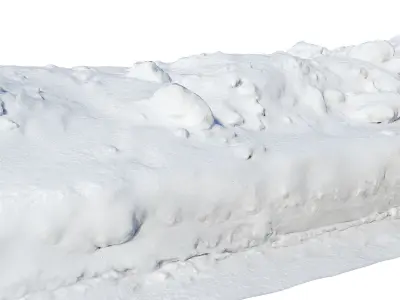 Ultra realistic a Pile v2 of snow 3D model