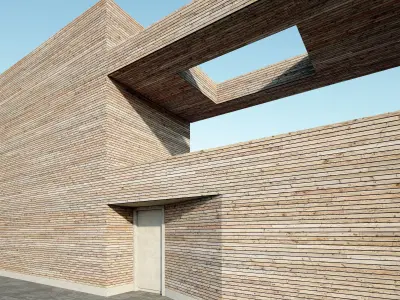 Woodfacades vol01 Timber Facade 8K Seamless PBR Materials Texture