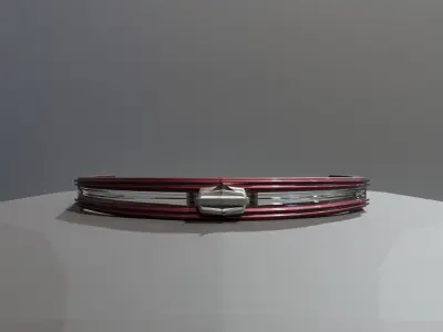 Low Poly Sci-Fi Glasses Leia Low-poly 3D model