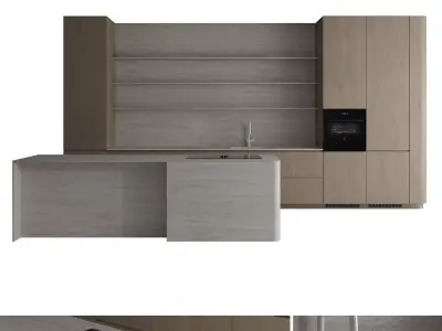 Kitchen set 19 3D model