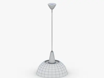 1492 - Hanging Lamp Low-poly 3D model
