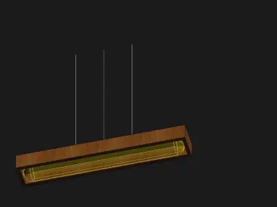 Lighting based ceiling parameters rft 3D model