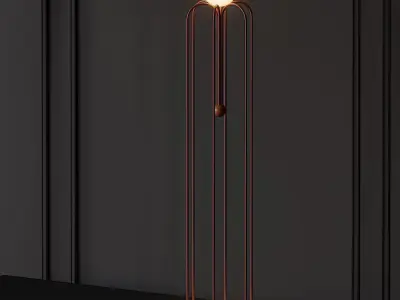 Bellagio floor lamp by Michael Anastassiades 3D model
