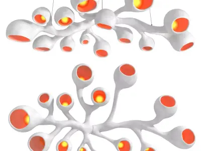 Fertility Form illuminated sculpture by Rogan Gregory   3D model