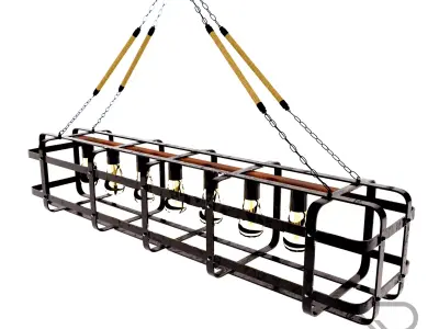 Ceiling Hanging Lamp High Poly 3D model