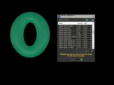 Kids Alphabet O Pendants 3dm STL OBJ FBX Renders Details 3D print model