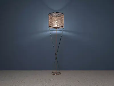 Floor Lamp Free 3D model 11