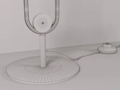 Nordic Minimalist LED Floor Lamp 3D model