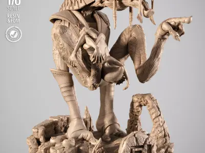 STAR WARS Sebulba Sculpture 3D print model