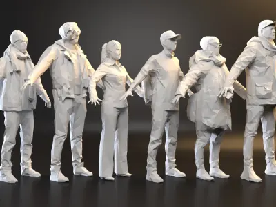  VectorPeople Sixpack 003 rigged 