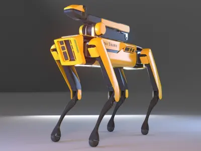 Spot Robot With Arm 3D model