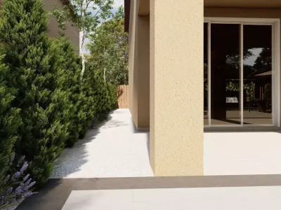 Garden Landscape 3D Model - SketchUp and Lumion Scene 3D model