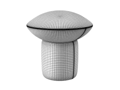 Souffle Ottoman 3D model