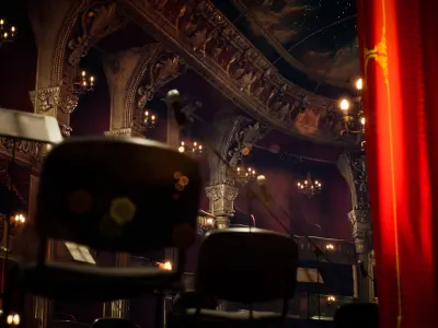 Opera House Environment Kit - UE5 Low-poly 3D model