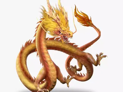 dragon ChineseDragon loong 3D model