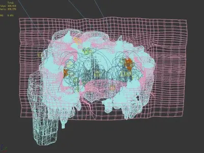 Black River Mountain - refining cave 01 3D model