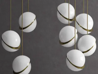 Lee Broom CRESCENT pendant lighting 3D model