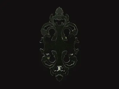 Medieval Torch V16 Low-poly 3D model