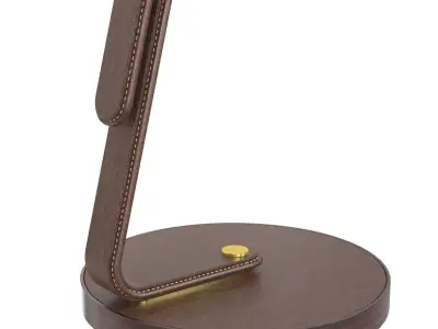 Ralph Lauren Devin Floor Lamp In Saddle Leather 3D model