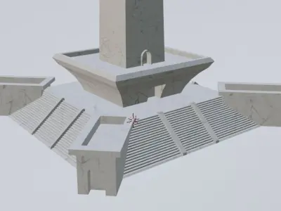 3D Printed National Monument of Indonesia Free 3D print model