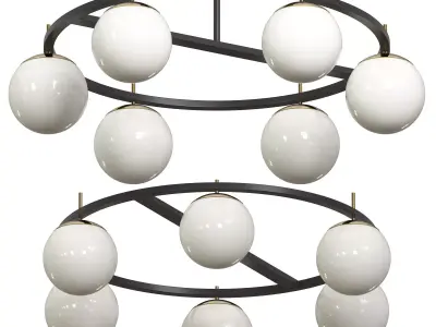 Alluria 6-Light Chandelier 3D model