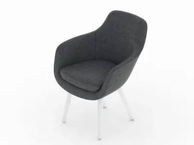 Herman Miller Saiba Side Chair 3D model