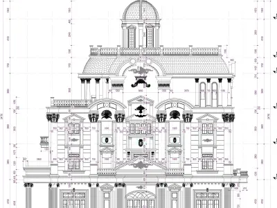 Castle House - revit file 3D model 3D model