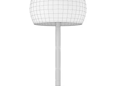 Adesso Brass or Steel Jessica Table Lamp Low-poly 3D model