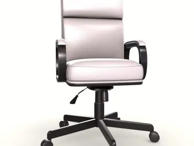 office chair executive 008 Low-poly 3D model