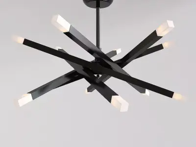 Modern Light Lamp Lustre Avize 3D model