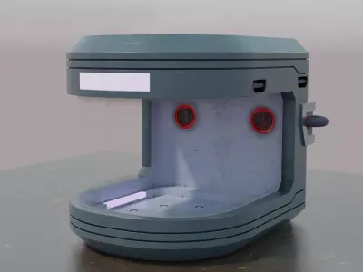 Organic Sample Container 3D model