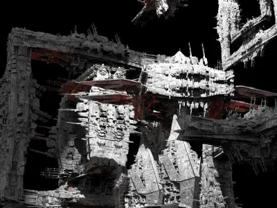 Overlord bases Kit bash  3D model