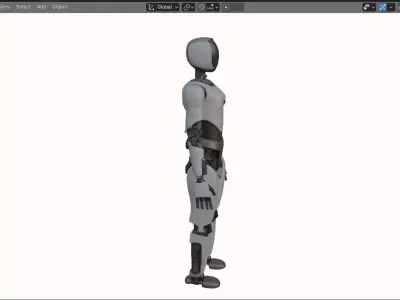 Robot  Rigged Game Ready 5K 15K 20K high Low-poly Low-poly 3D model