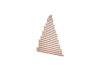 Arrow Cube Style v1 012 Low-poly 3D model