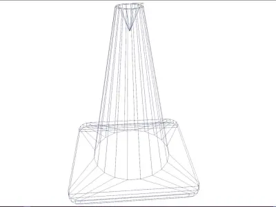 Traffic cone - PBR   Low-poly 3D model