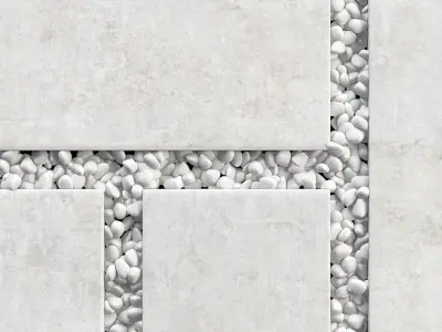 Paving tile pebble n8 3D model