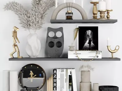 decorative set 02 3D model