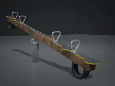 Seesaw 3d 3D model