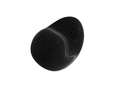 Broken Heart v1 002 Low-poly 3D model