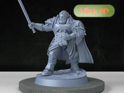 Count Shannon Miniature from Arrakis Dune Dune 2 Universe 3D print model