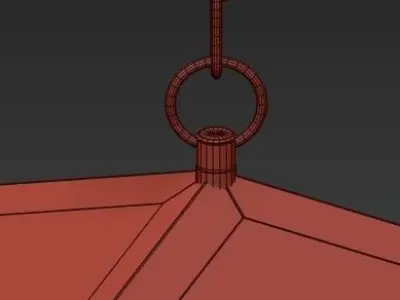 Divinare ball hanging from chain 3D model